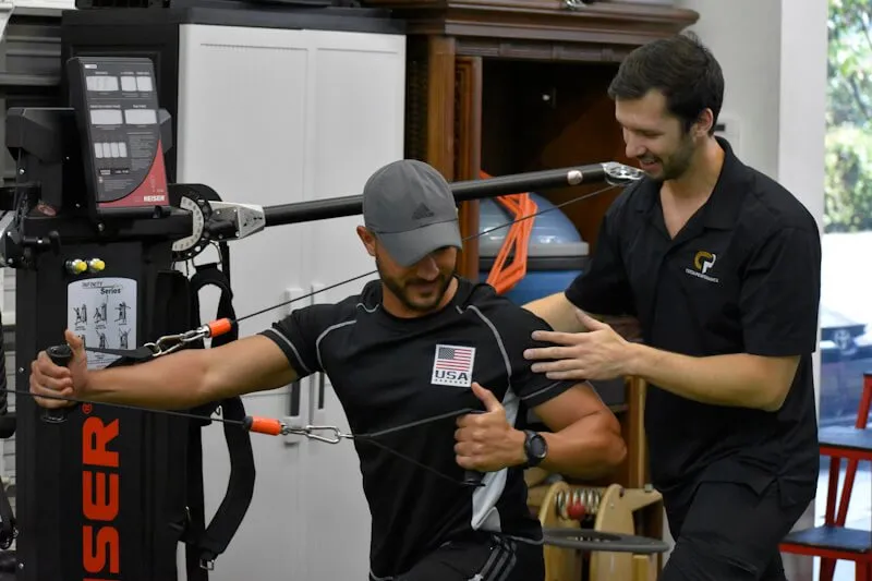 Rehab and performance training equipment at Physical Therapy Doc